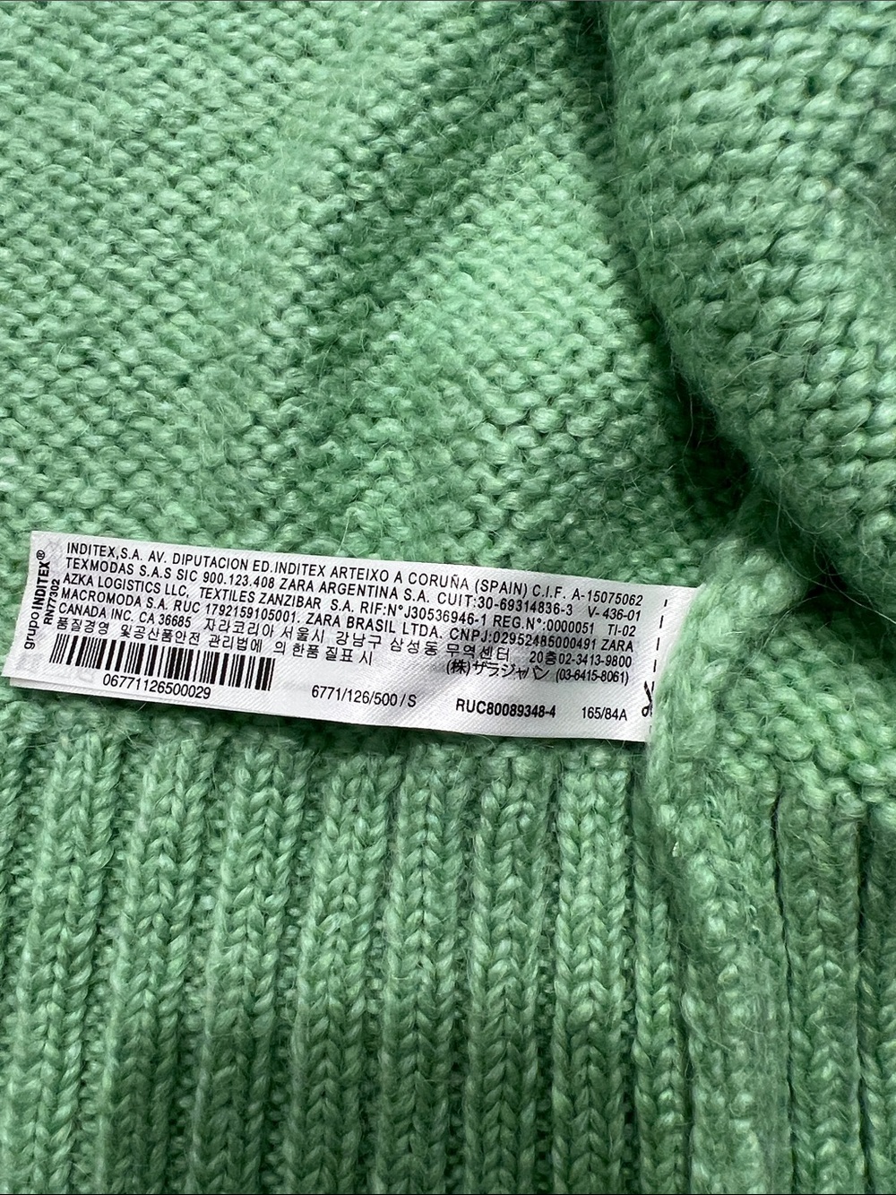 ZARA Lime Green Open-Front Cropped Cardigan💚❤️ - Picture 6 of 11